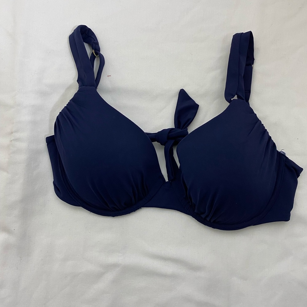Tommy Bahama Navy Blue Bikini Top 34D